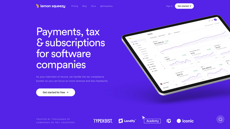Beautiful and clean landing page design 💯