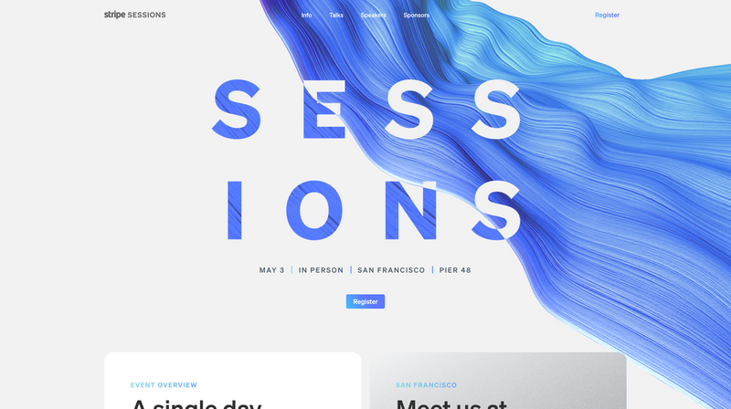 Beautiful landing page design with an absolutely stunning animation āØ