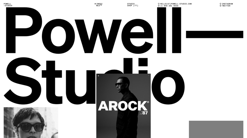 Lovely b&w portfolio design with some buttery animations 🤌